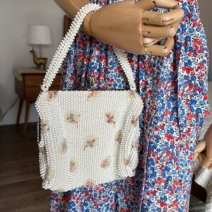 Corde’- Bead vintage purse